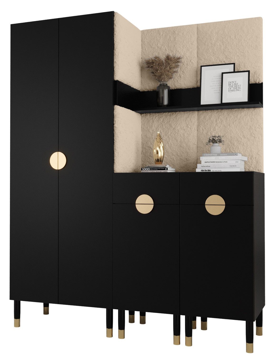 ABIKS MÖBEL Kompaktgarderobe PALERMO Set 7 günstig online kaufen
