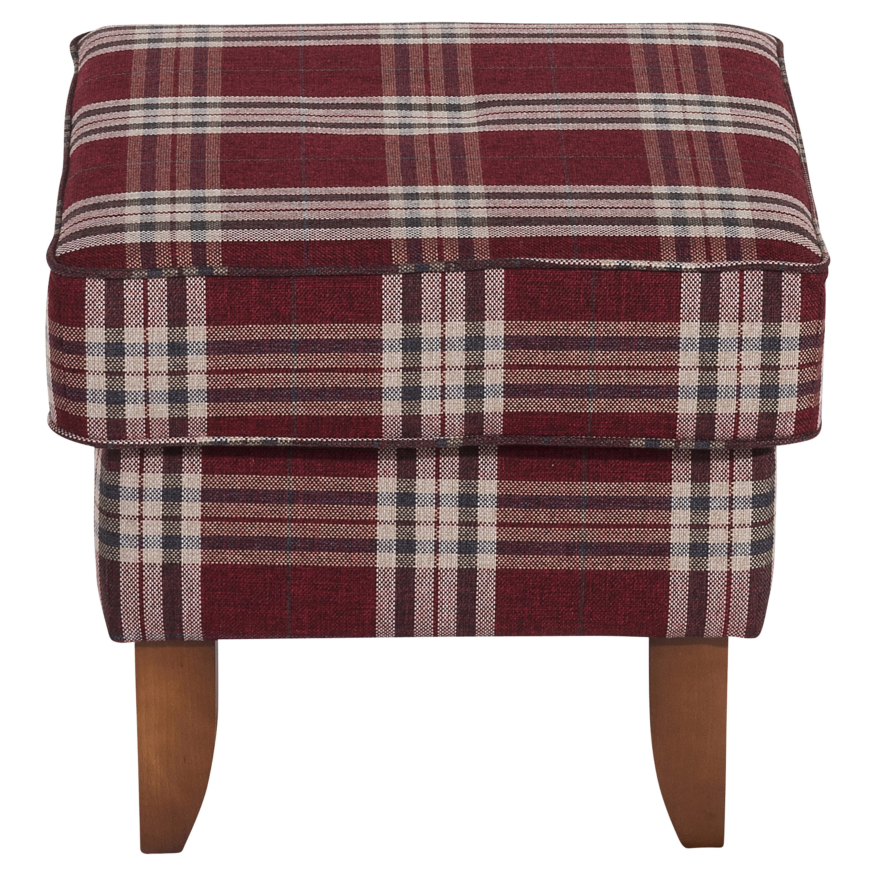 Max Winzer® Ohrensessel Verita, Hocker kariert