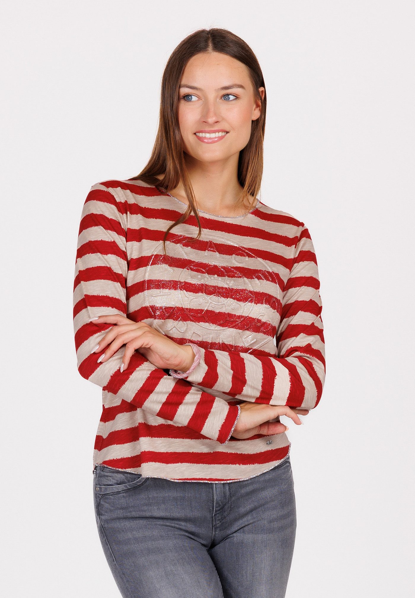 Key Largo Longsleeve WLS HAPPINESS round (1er)