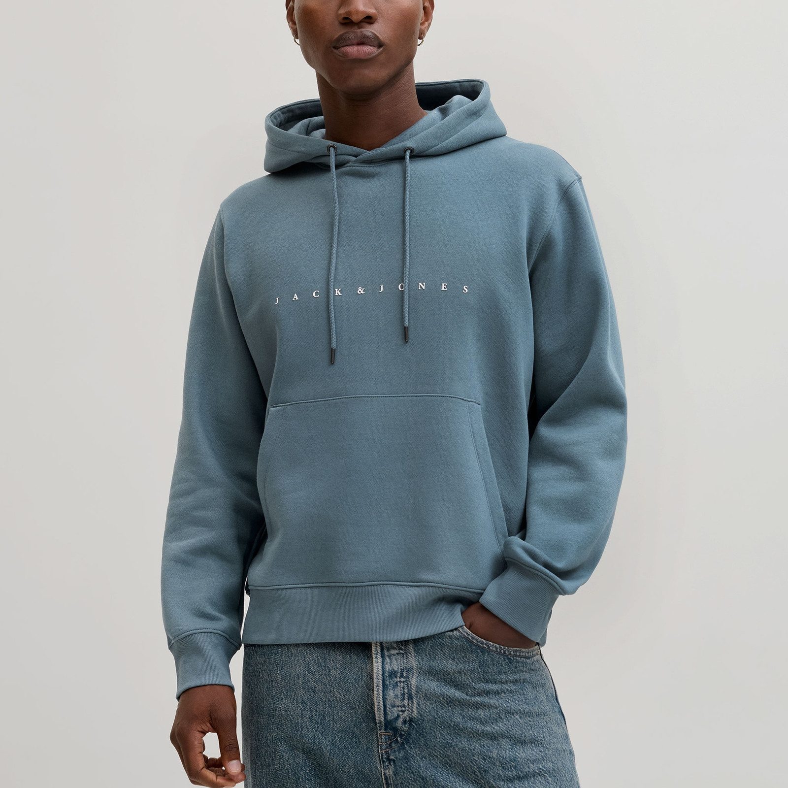 Jack & Jones Kapuzensweatshirt JJESTAR JJ Sweat Hood mit Markenschriftzug günstig online kaufen