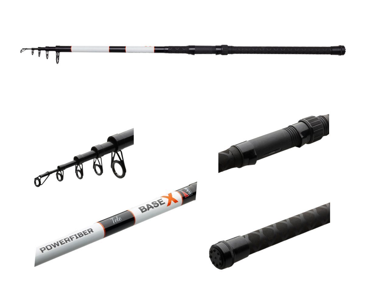 Grundrute BASE-X TELE 100 Rute 2,70 - 3,50M 50-100G Allound Moderate Teleskop