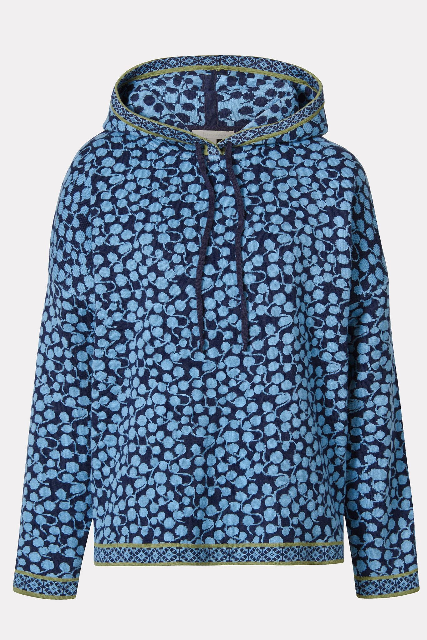 Himalaya Clothing Kapuzenpullover Damen mit stilvollem Tropfenmuster - Kapu günstig online kaufen
