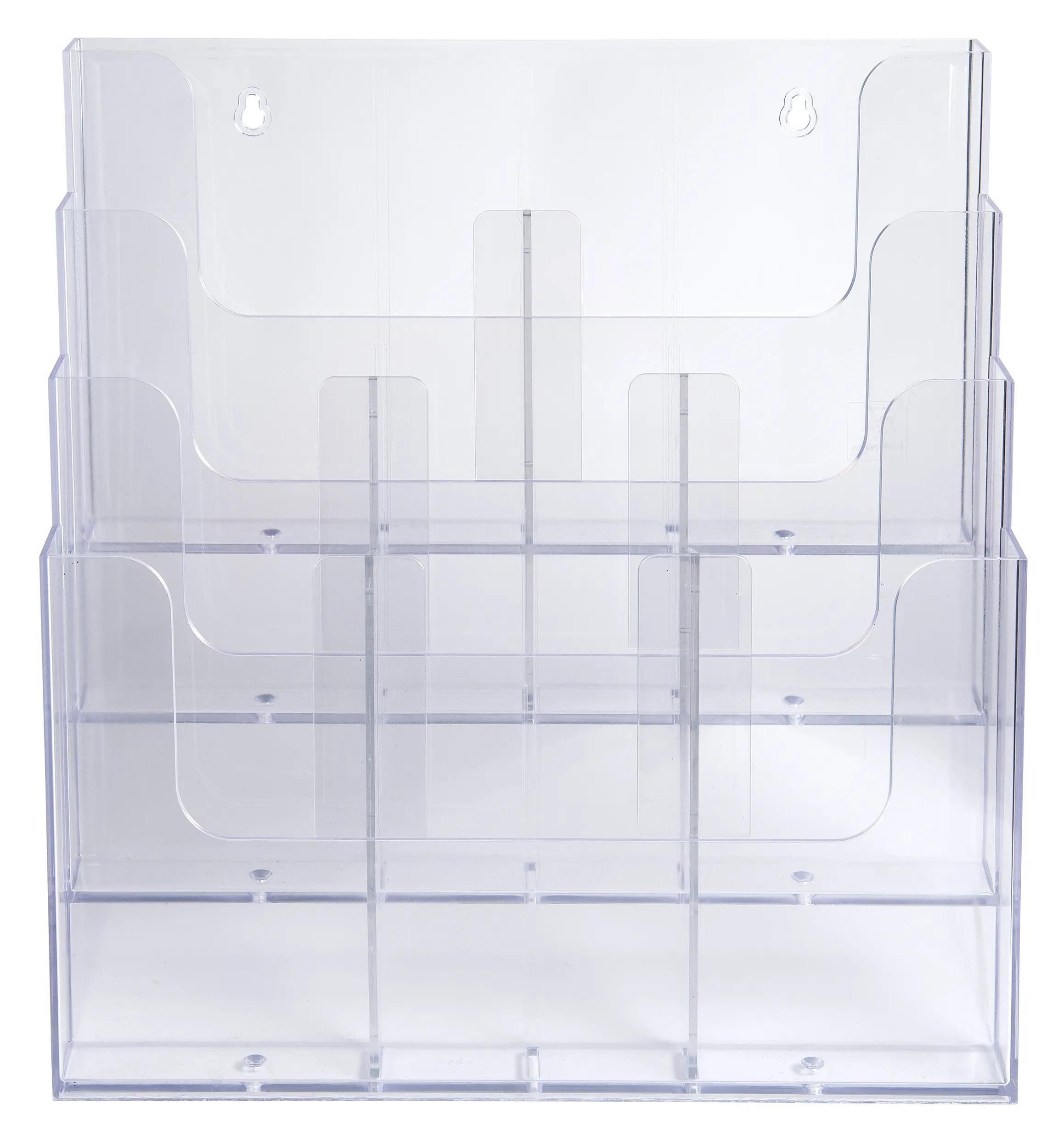 EXACOMPTA Zeitungsständer Tischprospektständer Multiformat, Exacryl - Krist günstig online kaufen