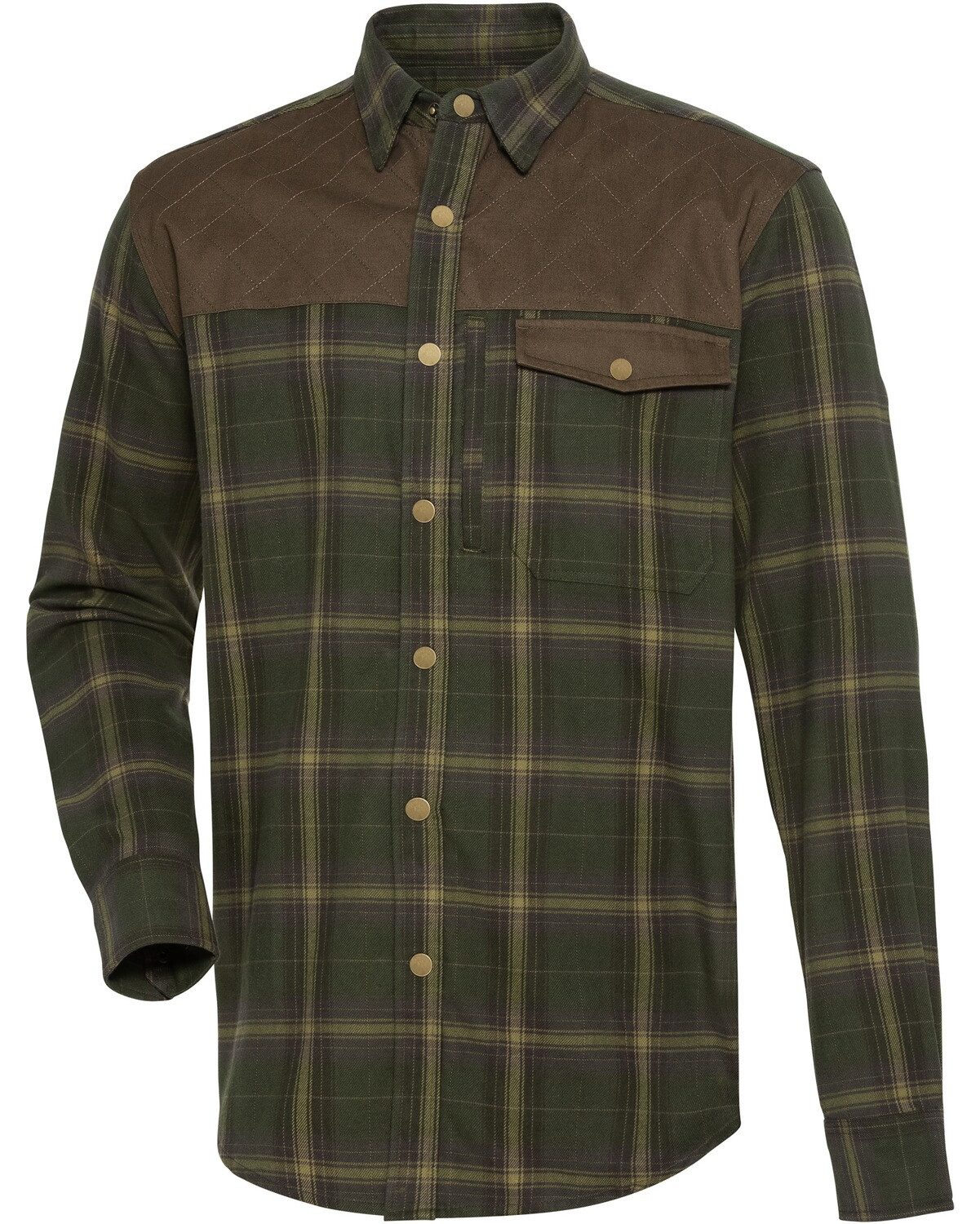 Parforce Active Langarmhemd Jagdhemd Taunus mit Druckknöpfen günstig online kaufen