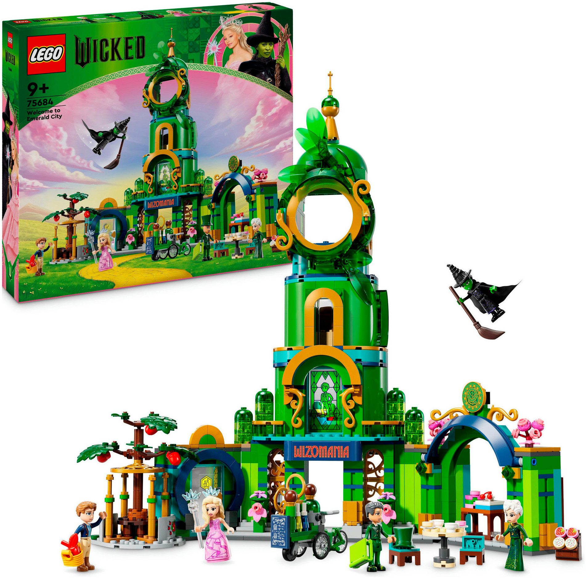 LEGO® Willkommen in Emerald City (75684), LEGO Wicked Konstruktionsspielste günstig online kaufen