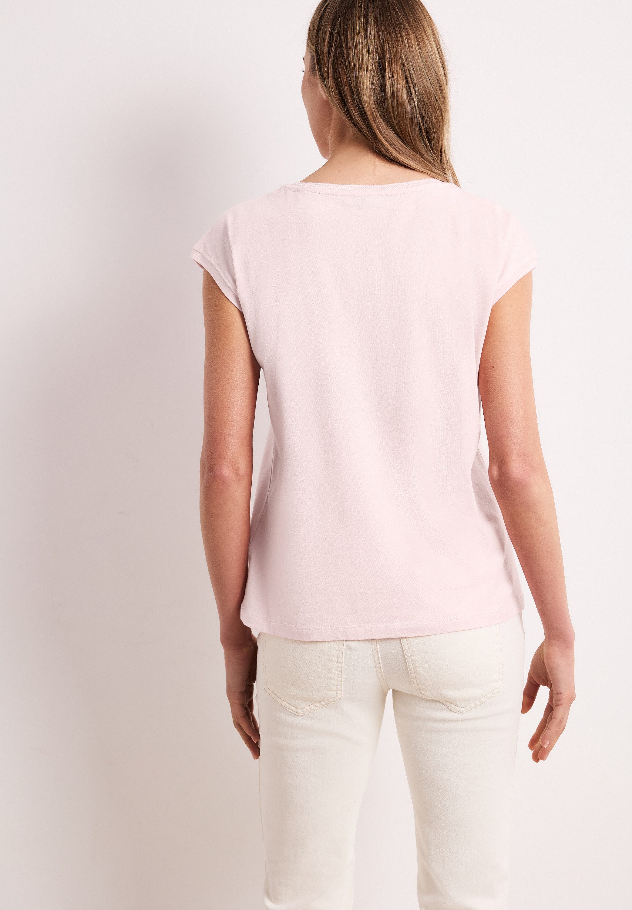 STREET ONE T-Shirt mit U-Boot-Ausschnitt