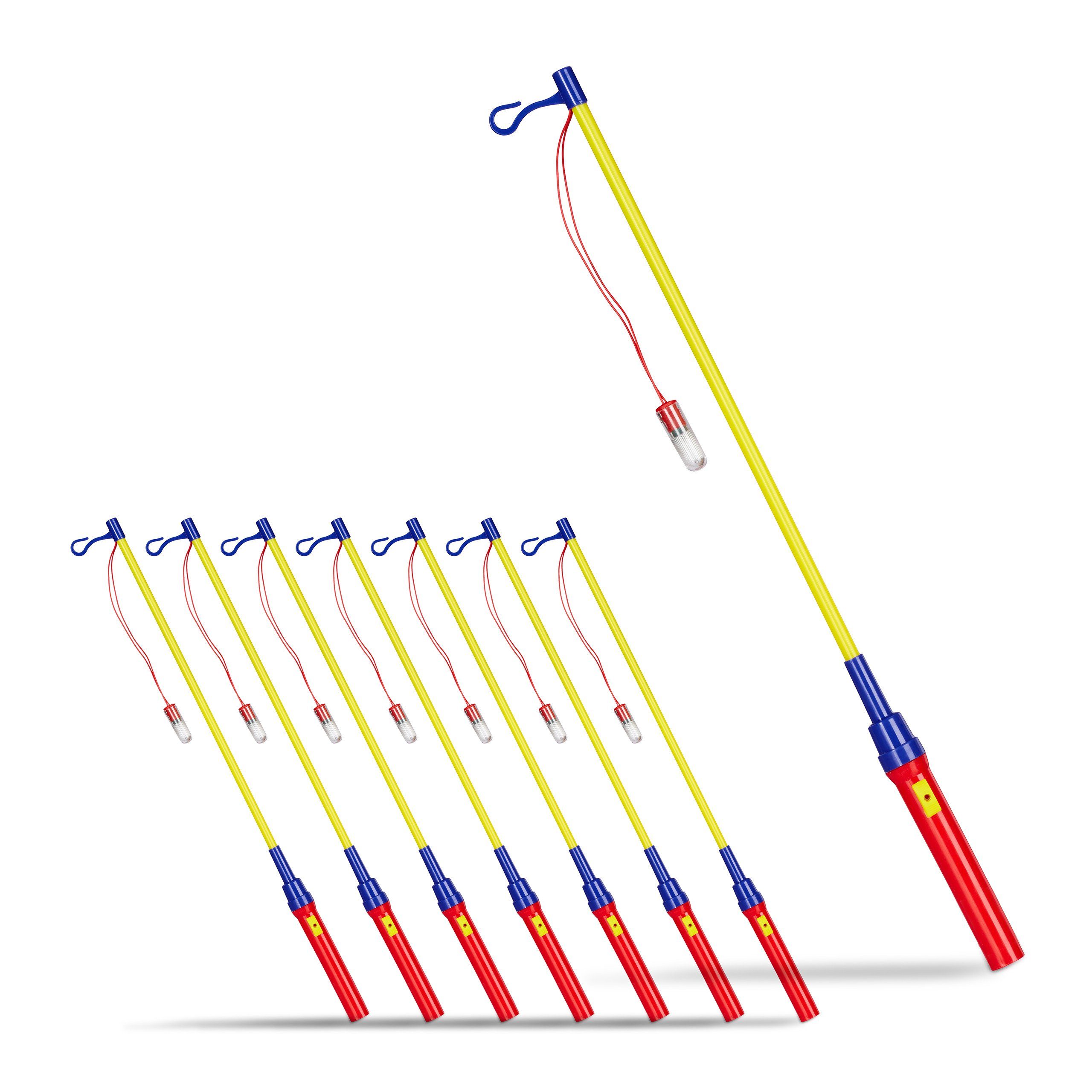 Aomig LED Laternenstäbe 4 Stück - 40cm Kinder Laternen Für St. Martin & Feste