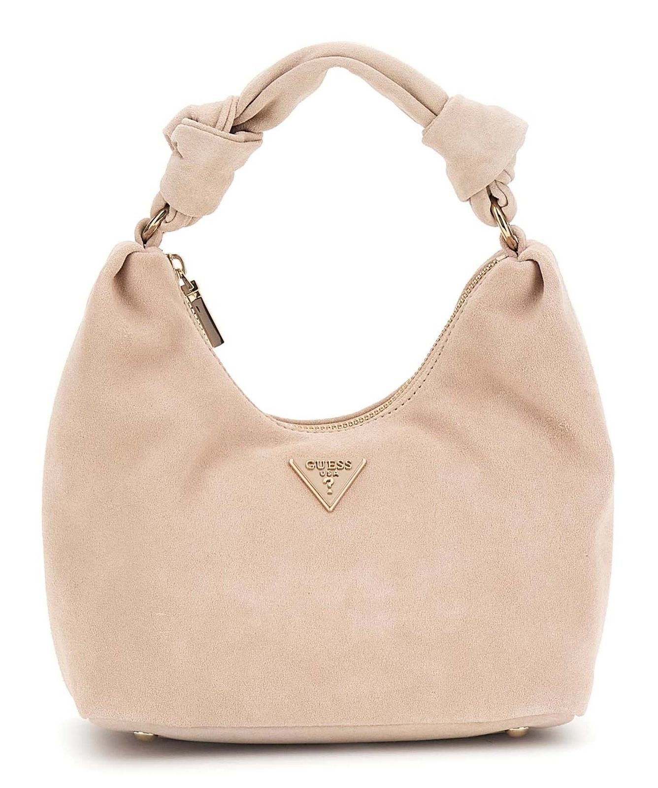 Guess Schultertasche Hobo Bag, aus echtem Leder günstig online kaufen