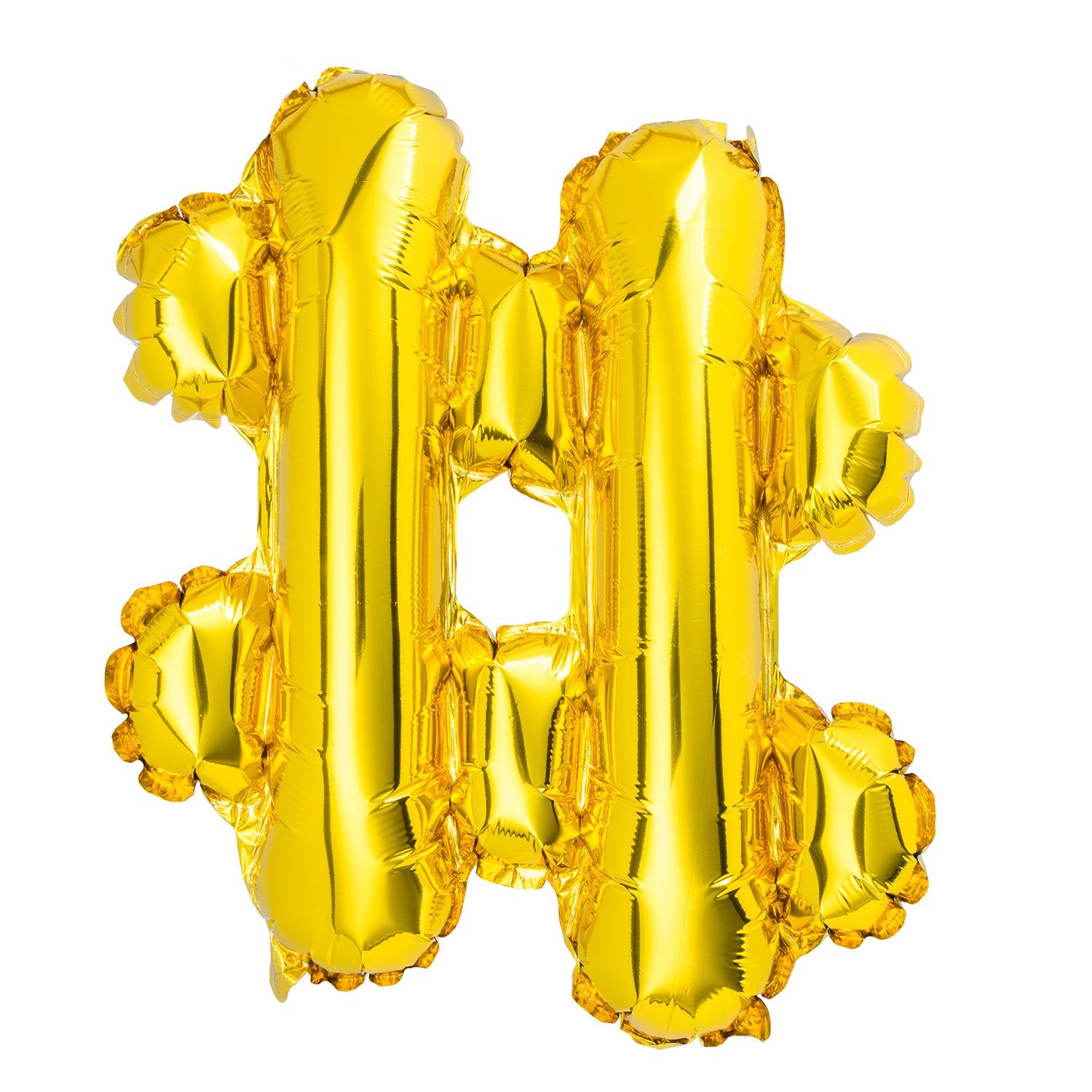 Goods+Gadgets Folienballon Helium-Luftballon, XXL 80cm Party & Geburtstag-Dekoration