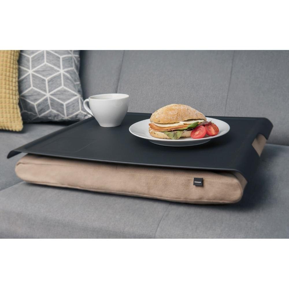 Bosign Laptop Schwarz-Natur Anti-Slip Knietablett Tablett Laptray