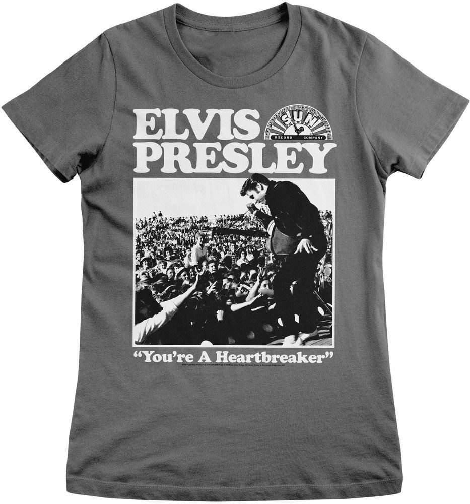 Elvis Presley Signature Product T-Shirt Heartbreaker Girly Tee