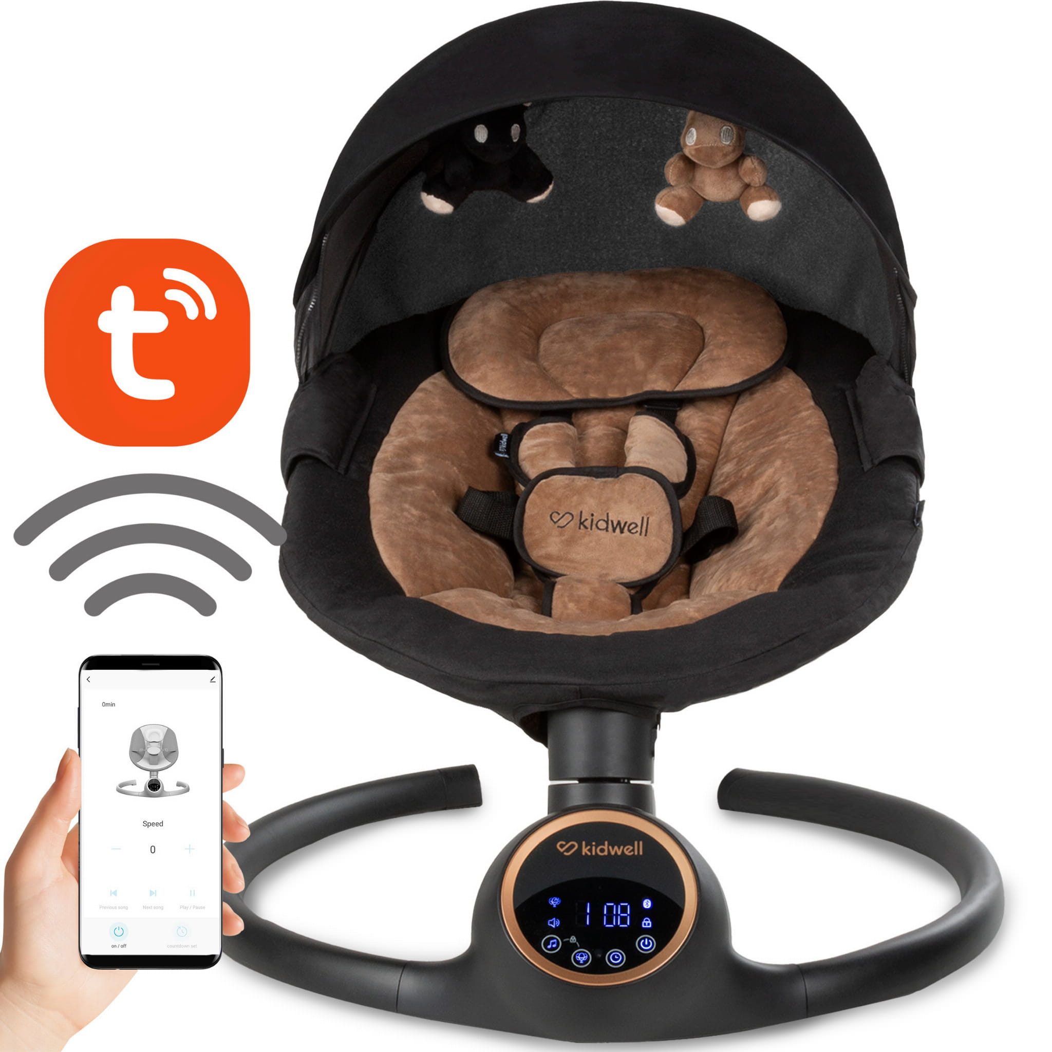 COIL Babywippe Elektrisch Babyschaukel, Multifunktional Babywippe, günstig online kaufen