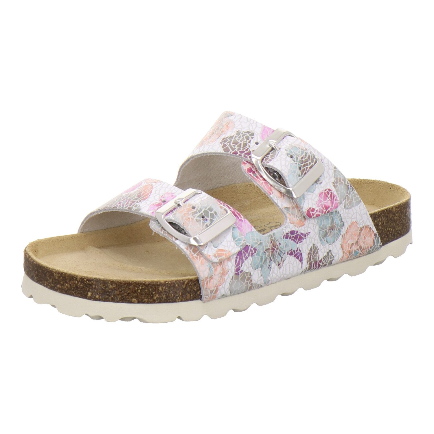 AFS-Schuhe 110001 Zweischnaller Pantolette für Mädchen mit Fußbett, bequeme Сандалии aus Leder