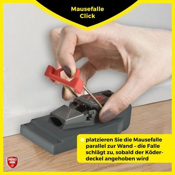 Protect Home Schlagfalle Mausefallen Click - 3 Stück