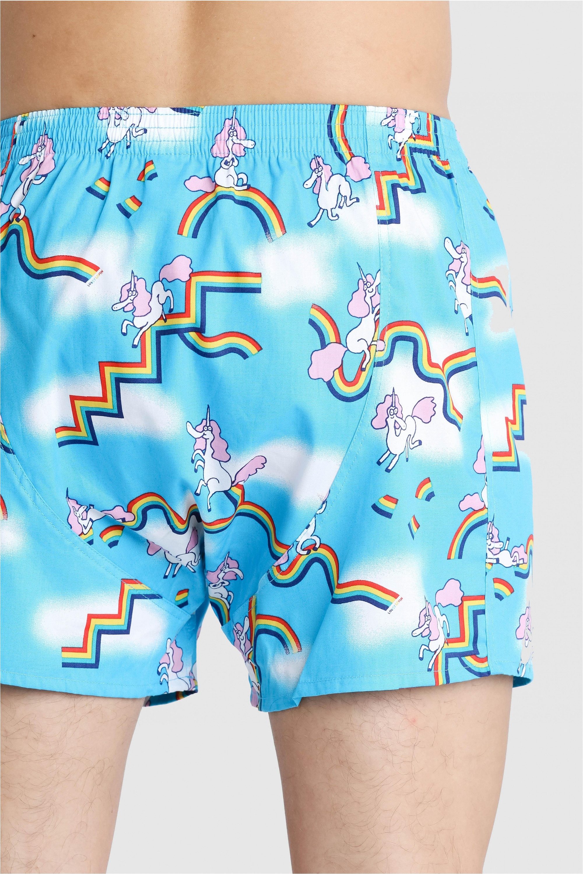 Lousy Livin Boxershorts Sky Gym & Dolphin 2 Pack mit buntem Allover-Print