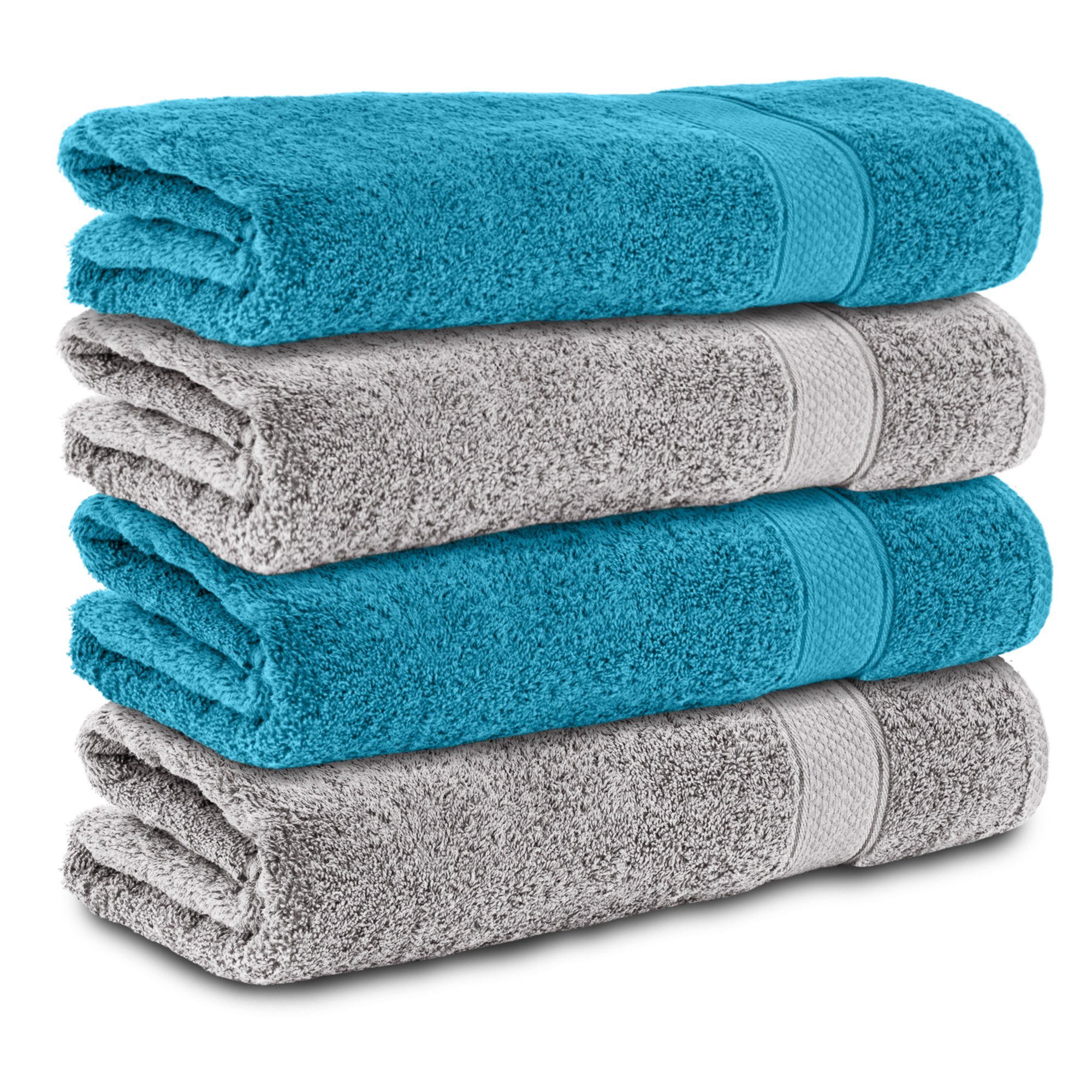Komfortec Badetücher 100% Baumwolle, 470 g/m², günstig online kaufen