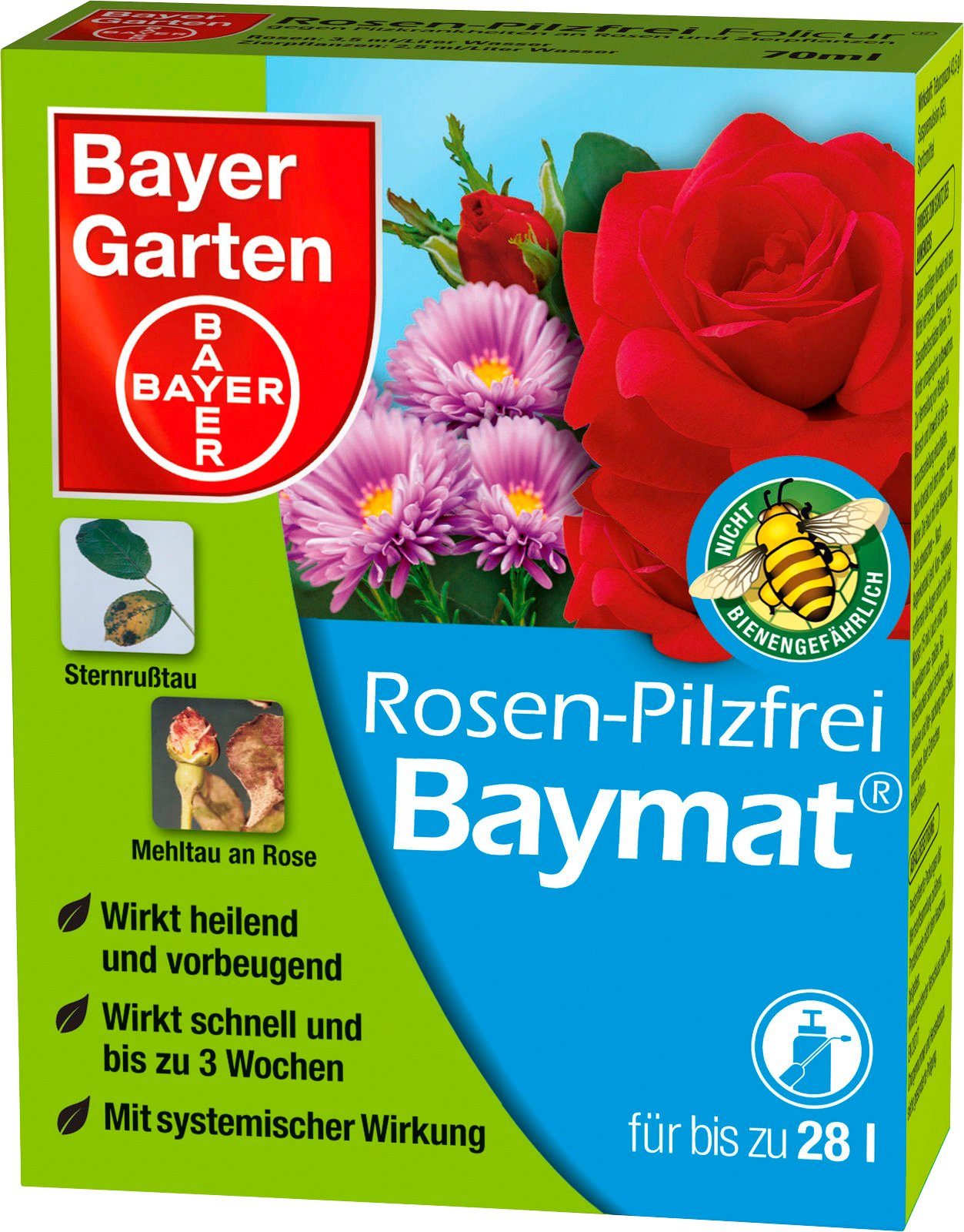 Bayer Garten PflanzenPilzfrei »RosenPilfrei Baymat«, 70 ml, 70 ml