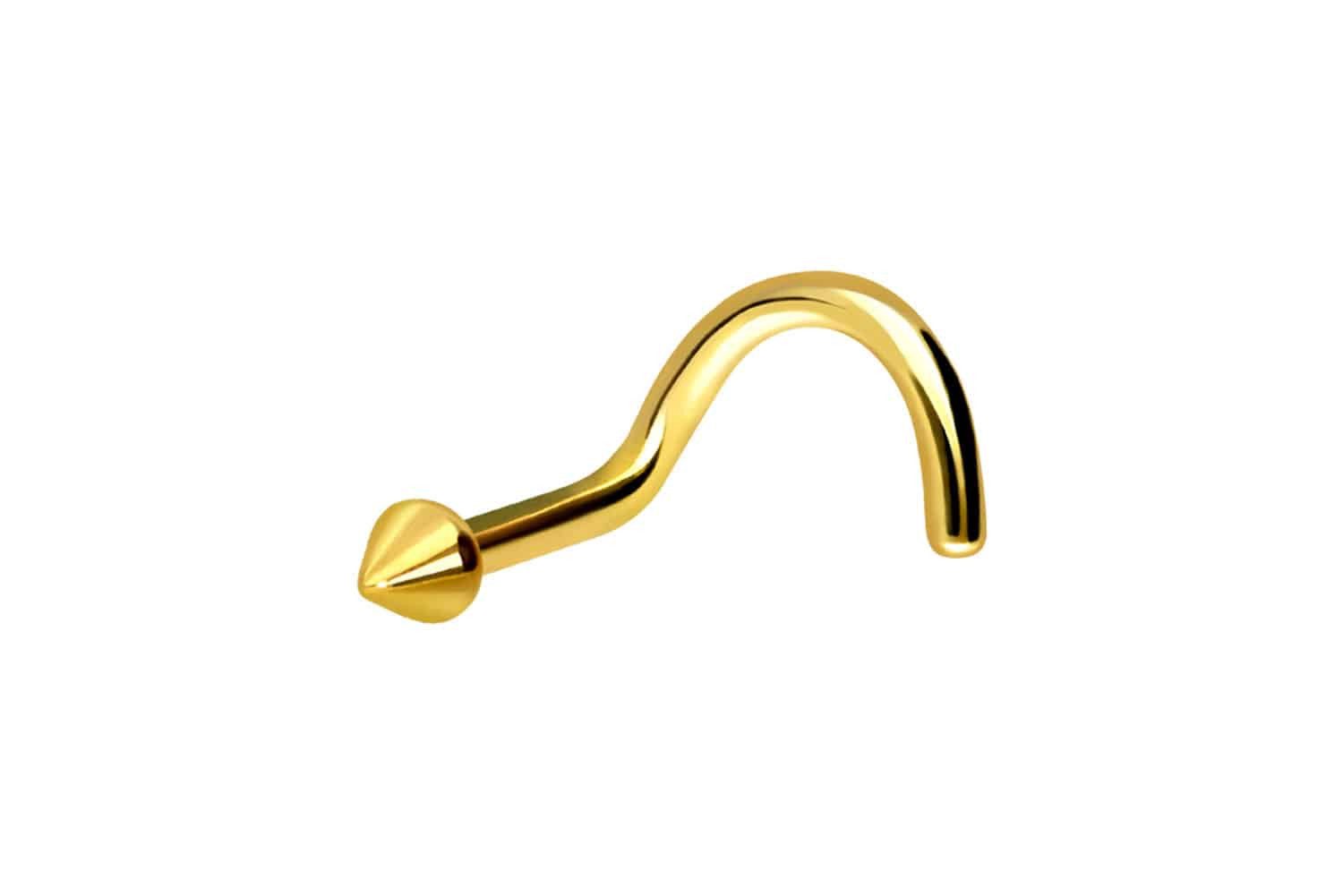 Nasenpiercing Chirurgenstahl Nasenstecker Spirale SPITZE