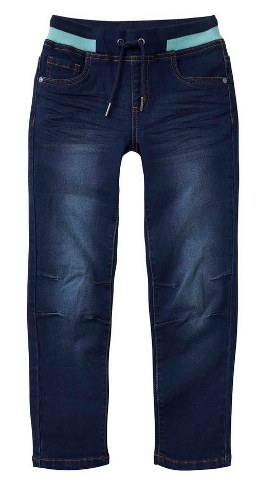 JAKO-O Gerade Jeans JAKO-O Kinder Bequemhose Jeansoptik, darkblue denim