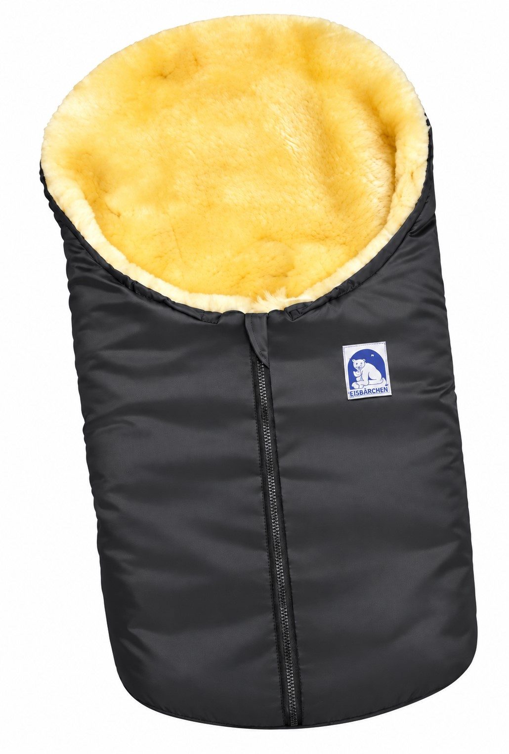 Heitmann Felle Fußsack Winter-Fußsack - Eisbärchen - für Kinderwagen - grau