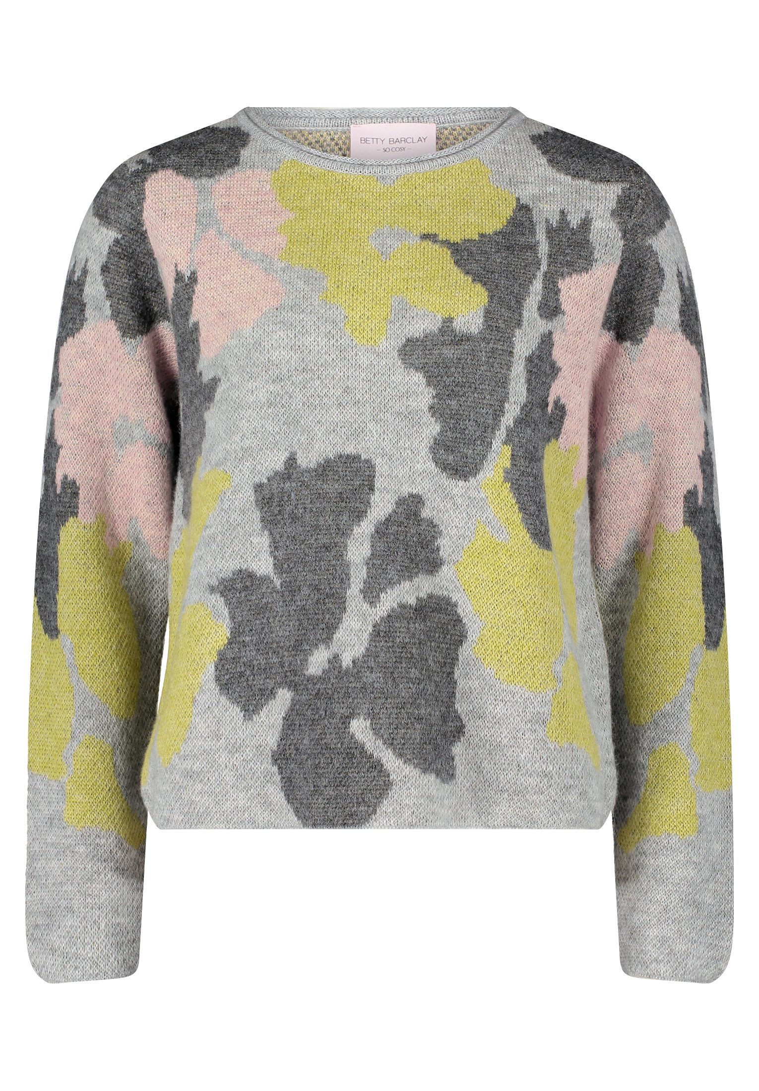 Betty Barclay Strickpullover Damen Grobstrick-Pullover mit Jacquard (1-tlg) günstig online kaufen
