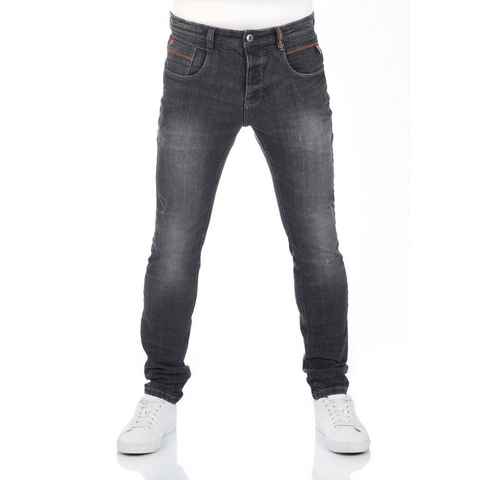 riverso Slim-fit-Jeans Herren Jeanshose RIVCaspar Slim Fit Denim Hose mit Stretch