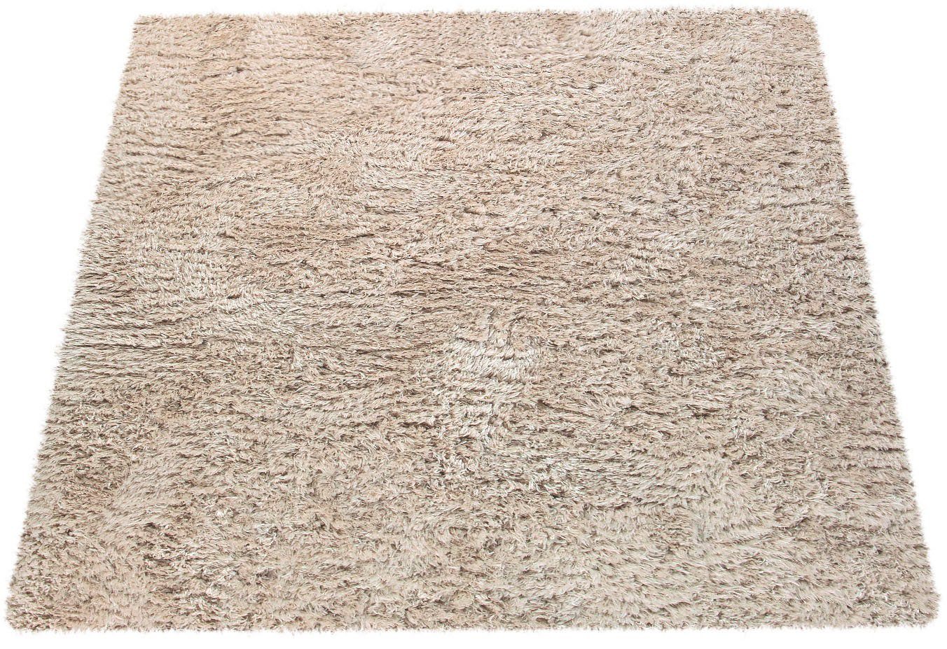 Paco Home Hochflor-Teppich Milano 861, rechteckig, Höhe: 74 mm, Uni-Farben, günstig online kaufen