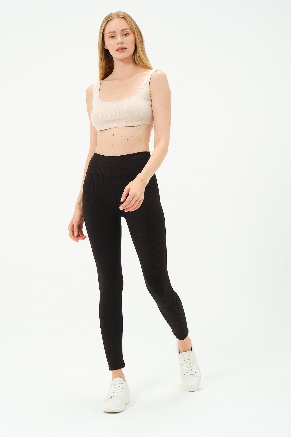 C&CITY Leggings Hochtaillierte Shapewear-Leggings günstig online kaufen
