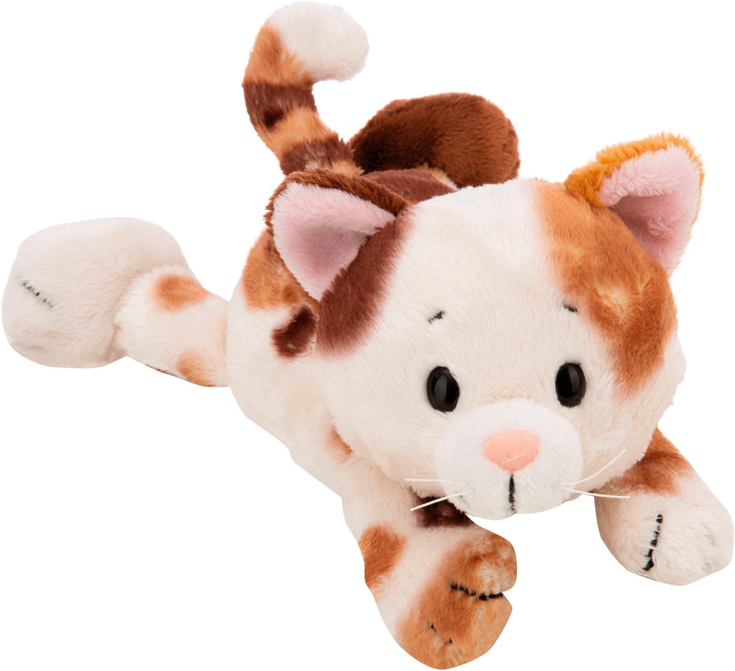 Nici Kuscheltier Homies GREEN, Glückskatze 20 cm liegend