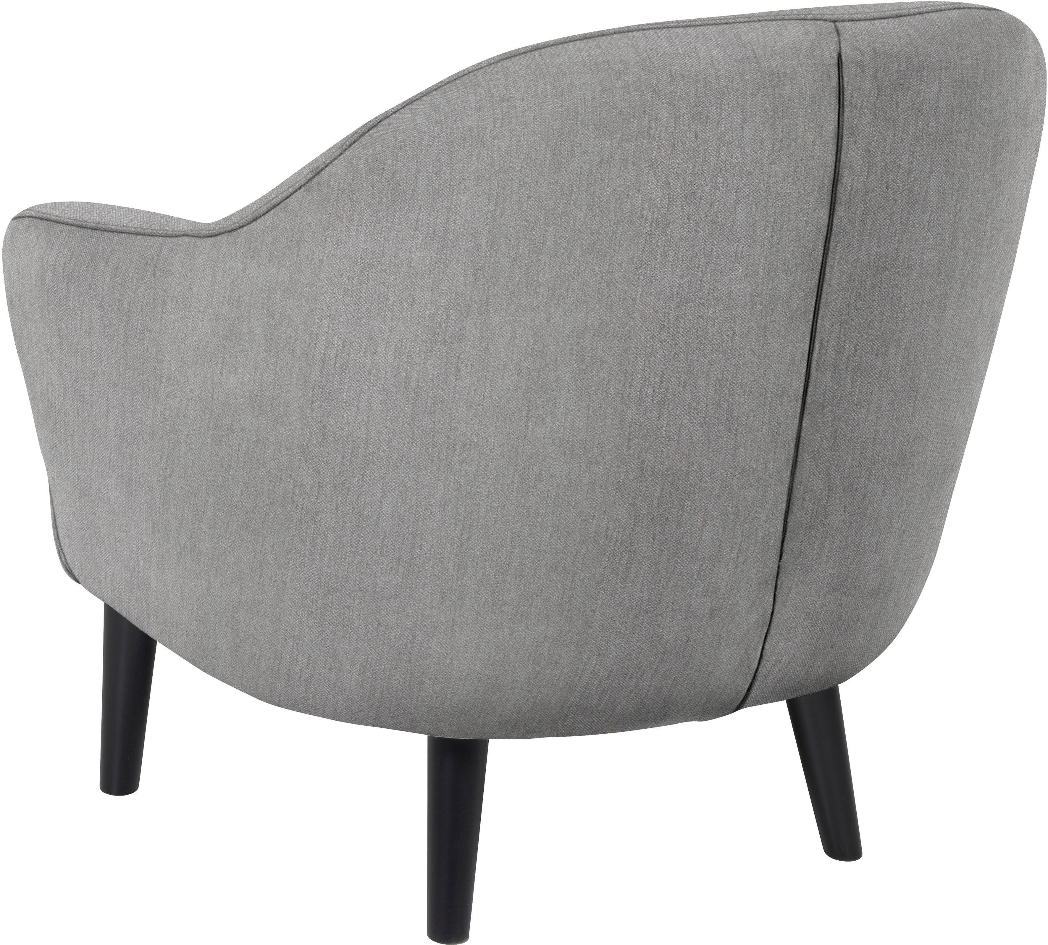 furninova Loungesessel mit Paloma, im Chromfuß, Design skandinavischen grey wahlweise light