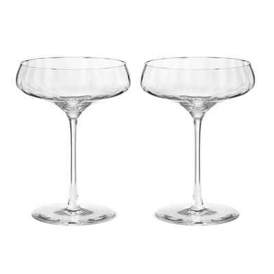 Georg Jensen Cocktailglas »Bernadotte«, Kristallglas, 2er Set