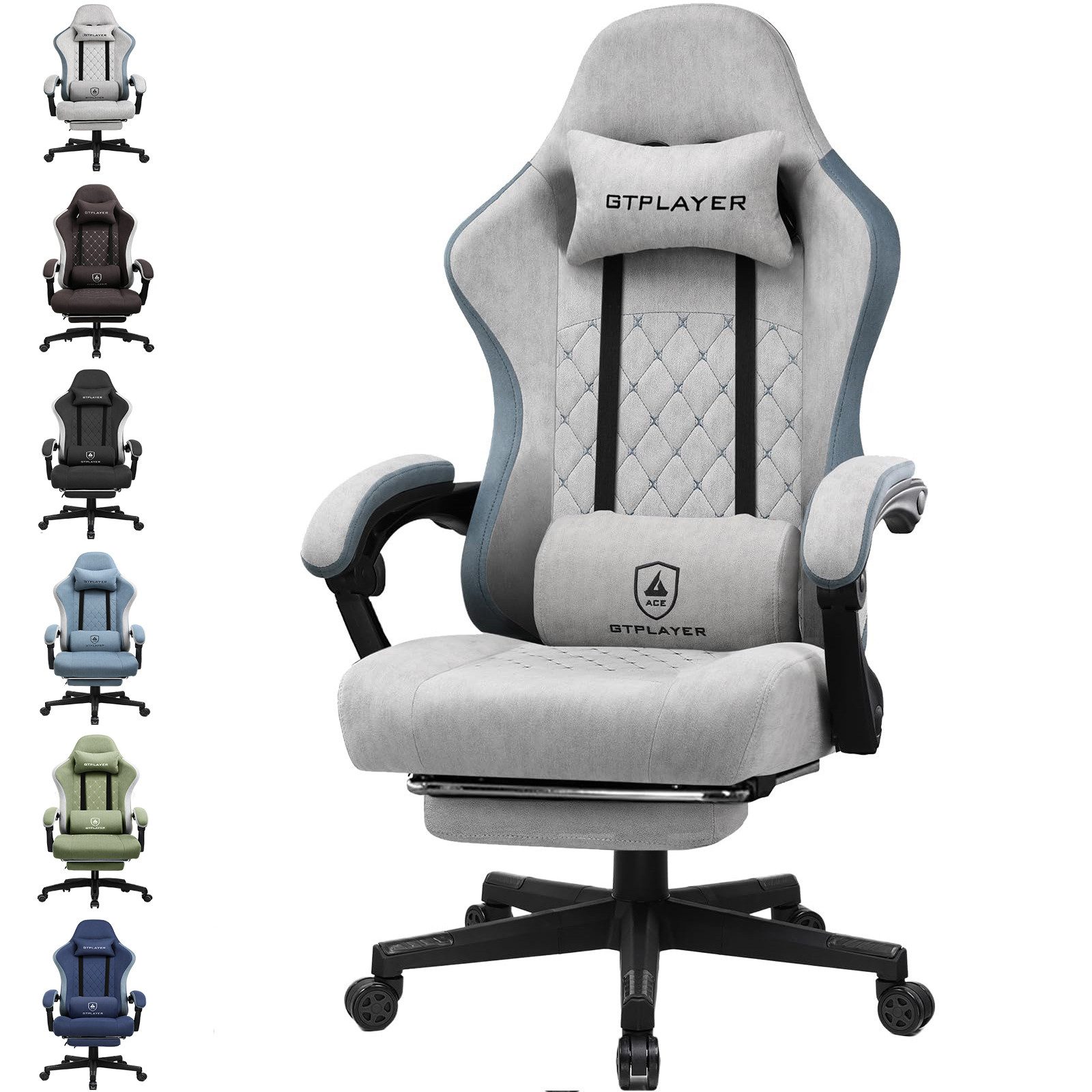 GTPLAYER Gaming-Stuhl Ergonomischer Gaming Sessel Schreibtischstuhl günstig online kaufen