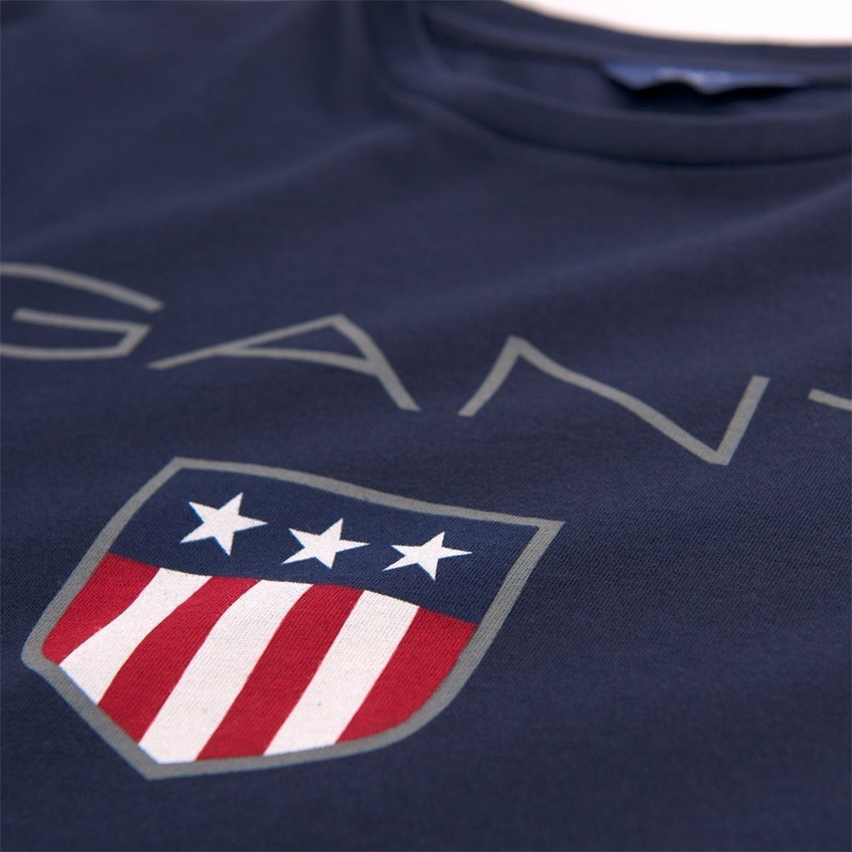 SS T-Shirt 905114 T-Shirt Gant SHIELD Shirt Kinder Unisex Dunkelblau