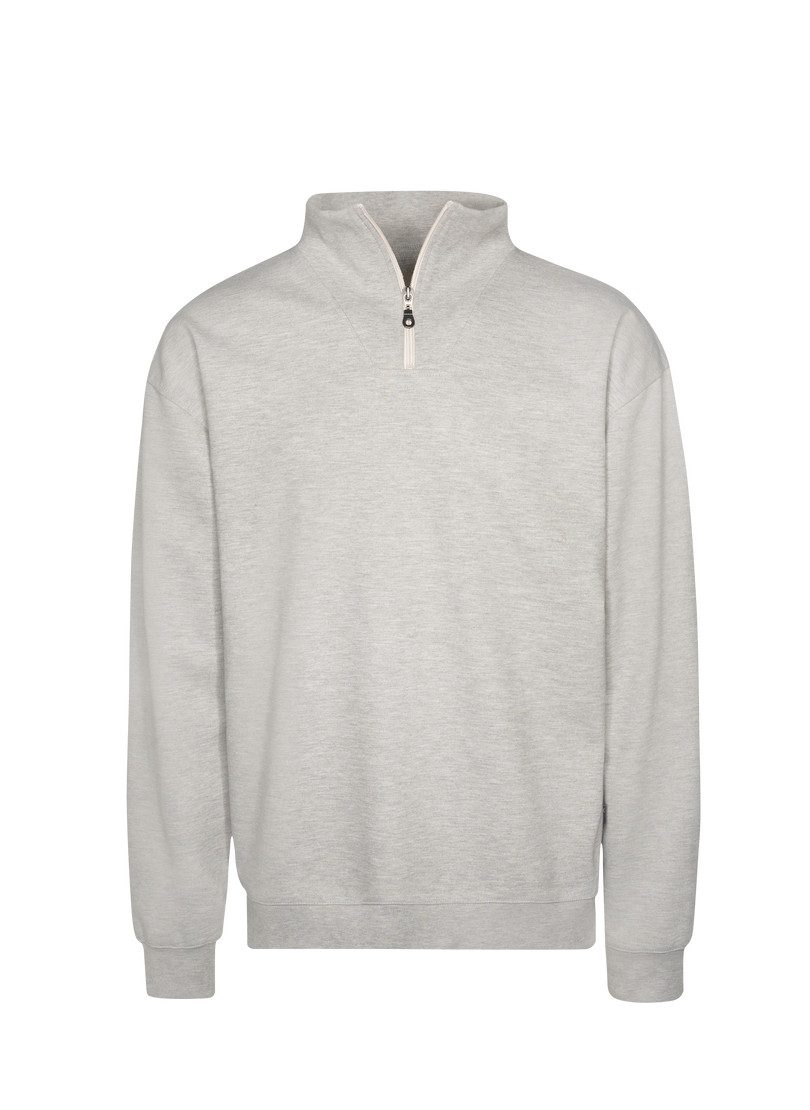 Trigema Sweatshirt TRIGEMA Troyer in bequemer Sweat-Qualität günstig online kaufen