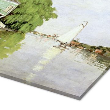 Posterlounge Acrylglasbild Claude Monet, Landschaft bei Zaandam, Wohnzimmer Malerei