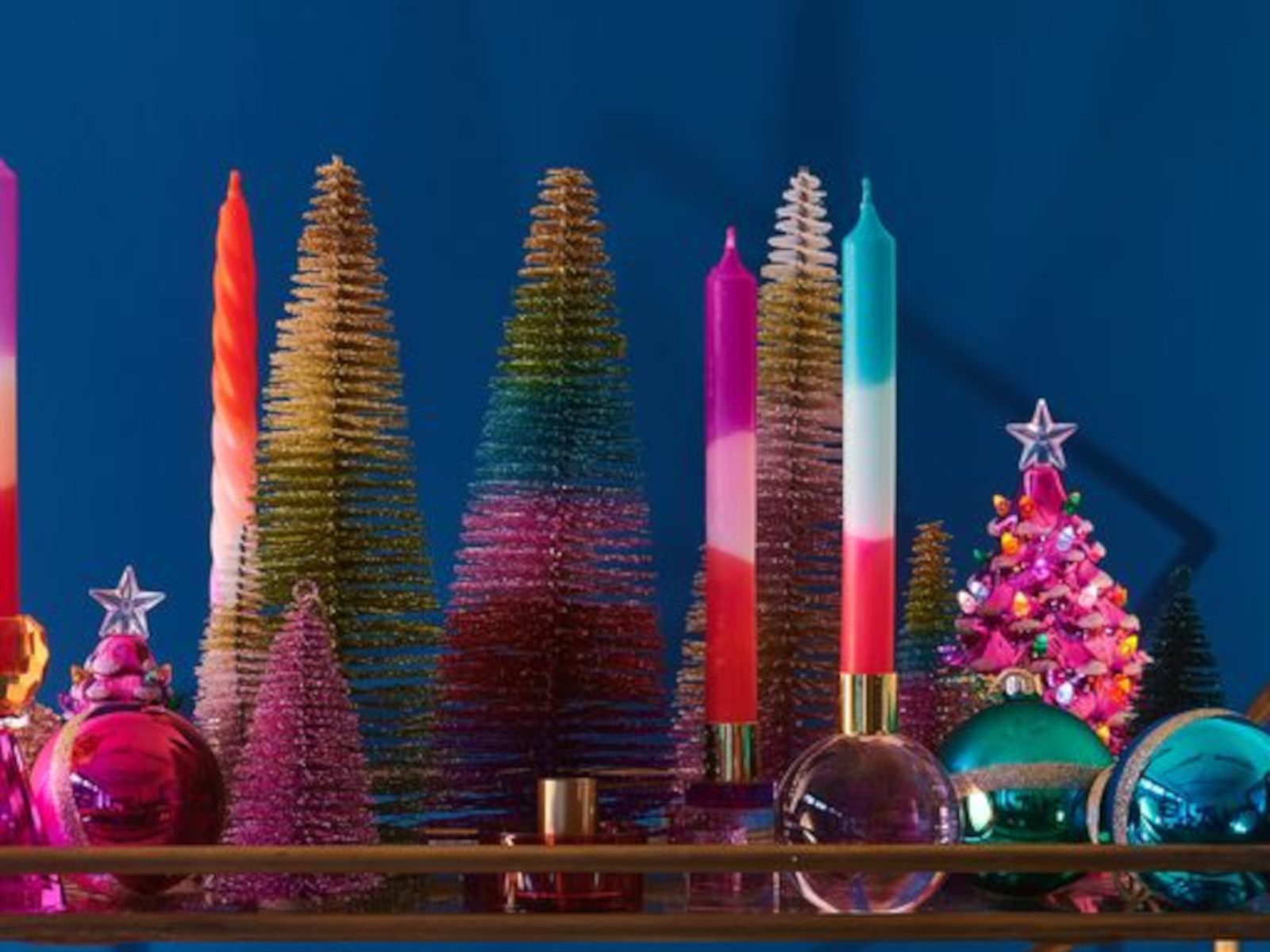 Giftcompany LED-Dekofigur Luce Weihnachtsbaum mit LED gold 24cm