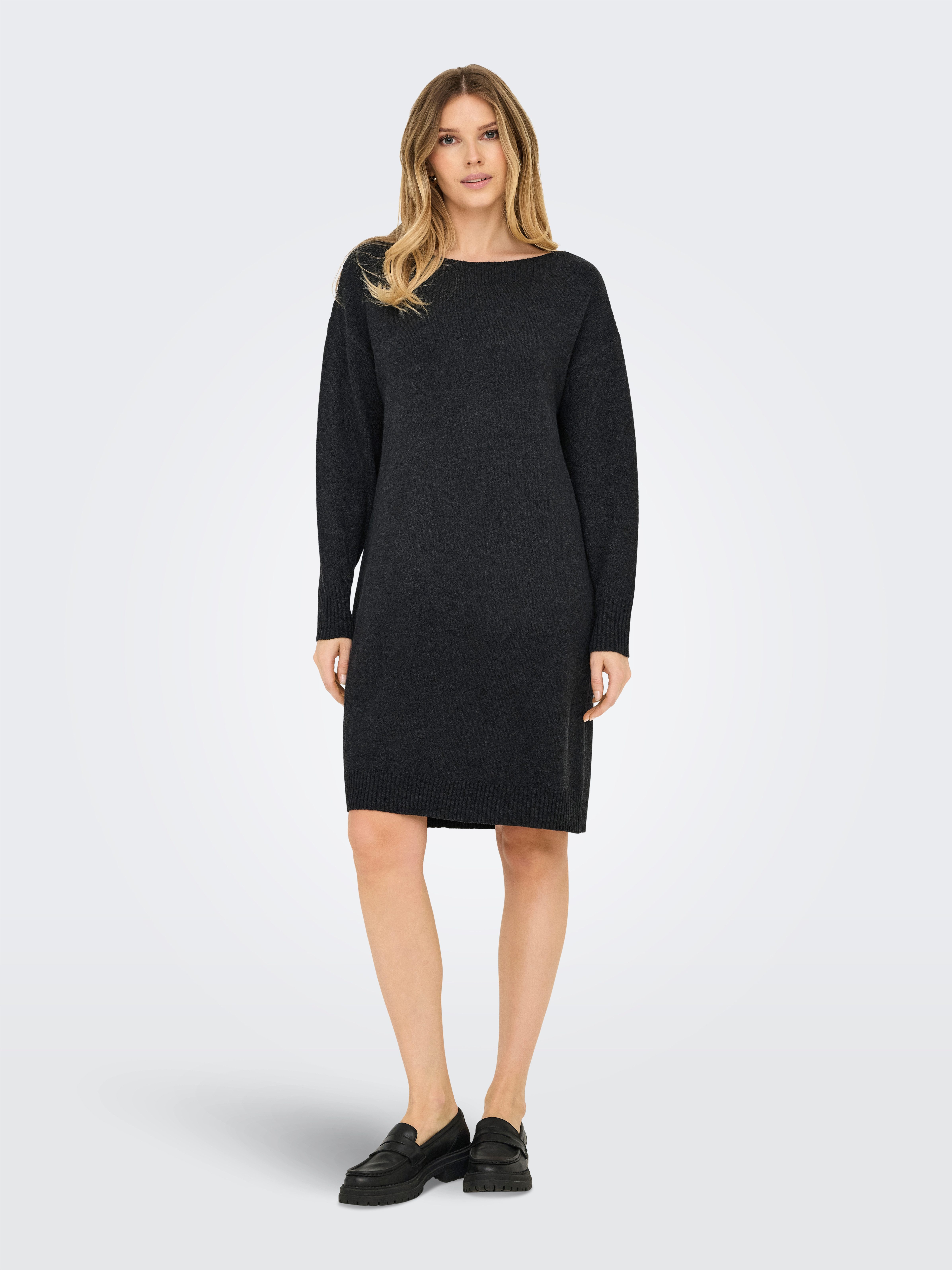ONLY Midikleid ONLGLORIA LS BOATNECK DRESS EX KNT Sommerkleid günstig online kaufen