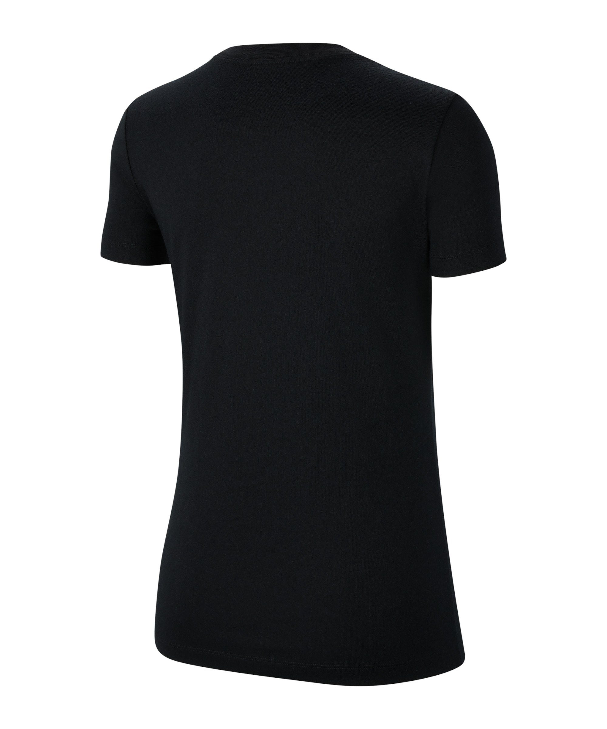 T-Shirt 20 Park default T-Shirt Nike Swoosh Damen schwarzweiss
