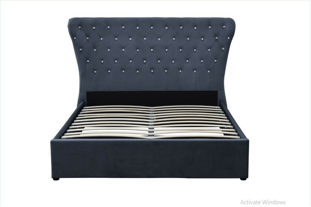 Xlmoebel Bett Chesterfield Schlafbett im englischen Design für das Schlafzimmer (1-tlg., Chesterfield Bett), Hergestellt in Europa