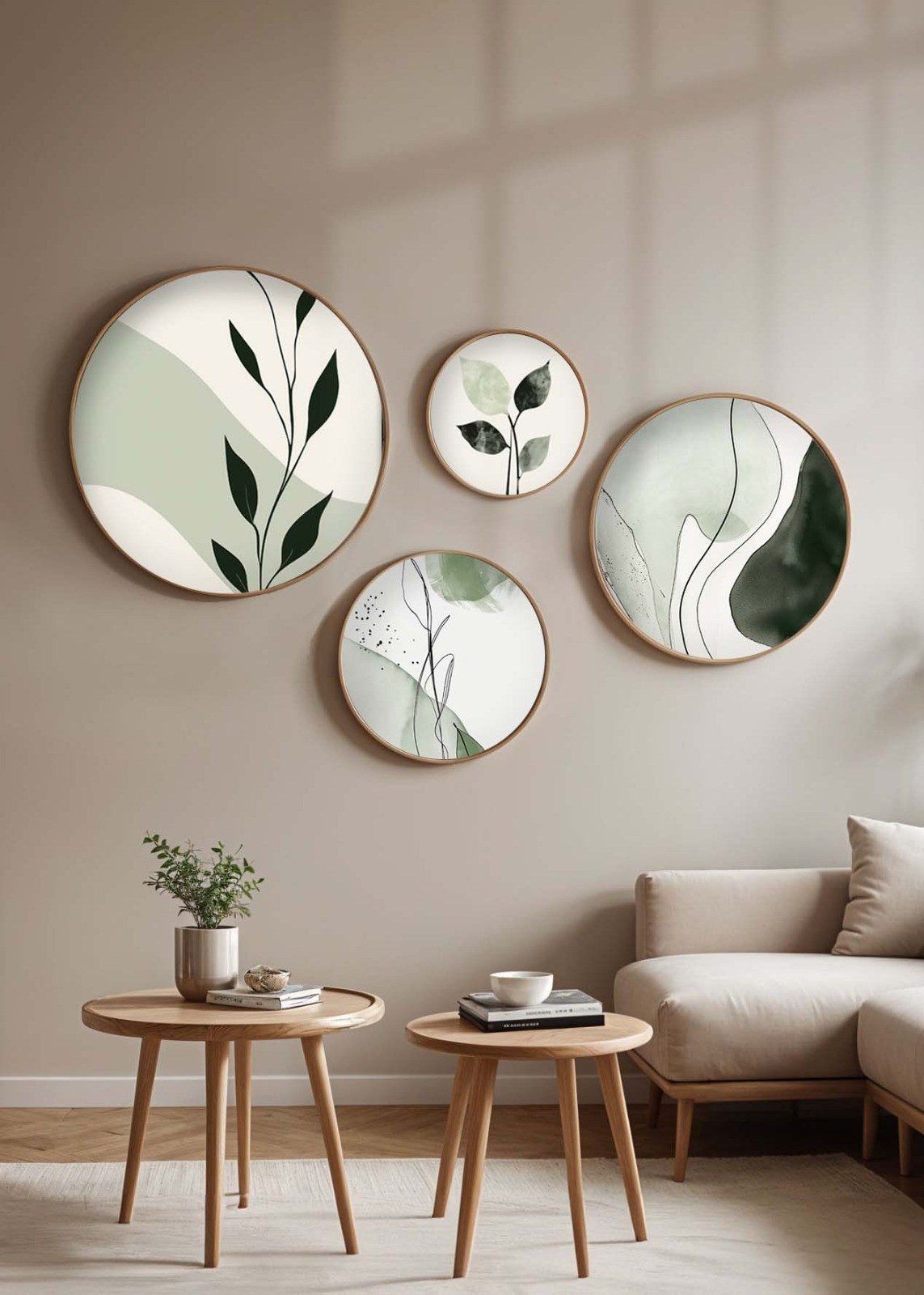 Wallity Leinwandbild 100% SOLID WOOD (Thickness: 1,5 cm), 45 x 45 cm (1 Pie günstig online kaufen