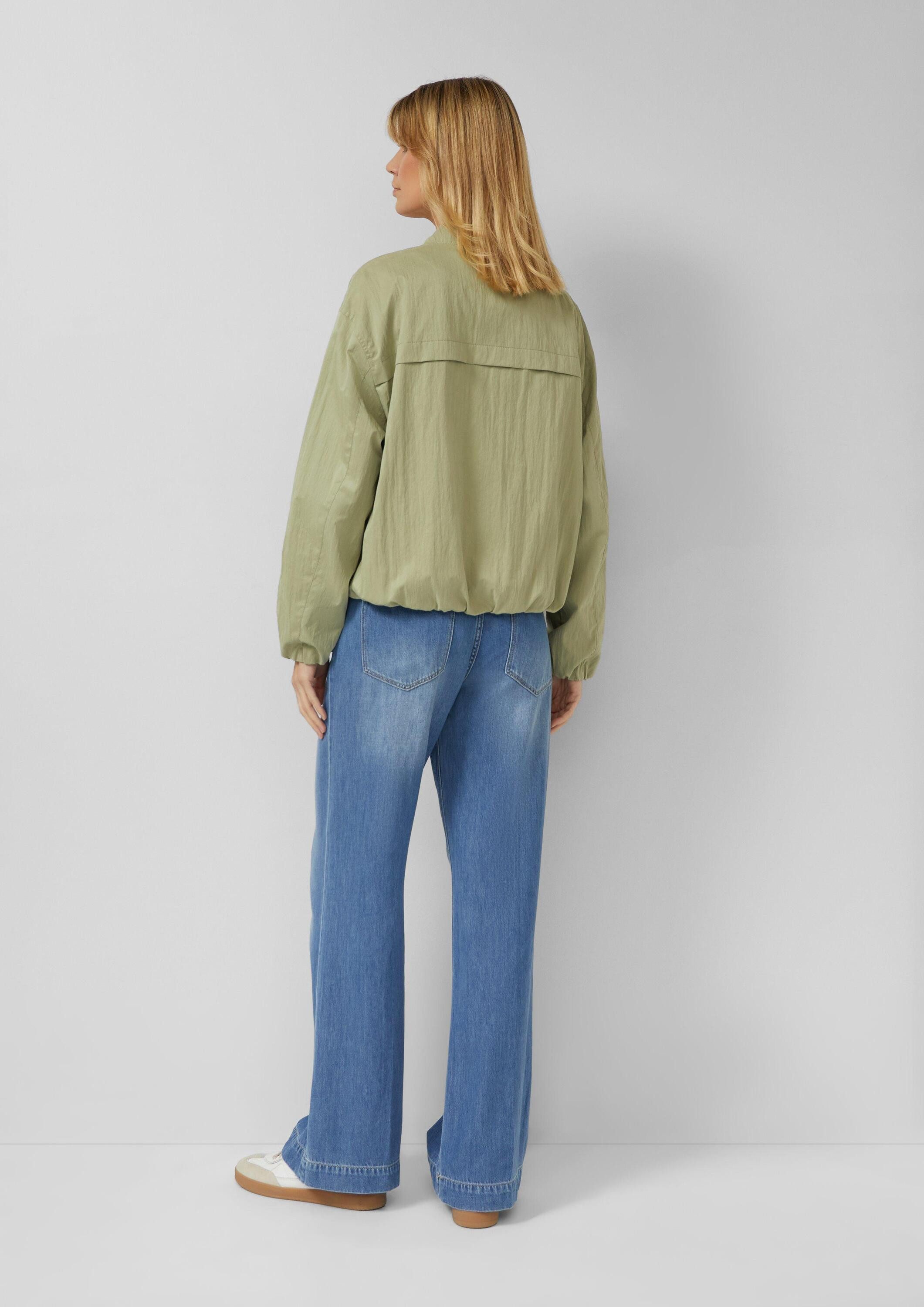 s.Oliver Funktionsjacke Outdoor-Jacke Weicher Blouson in Strukturoptik