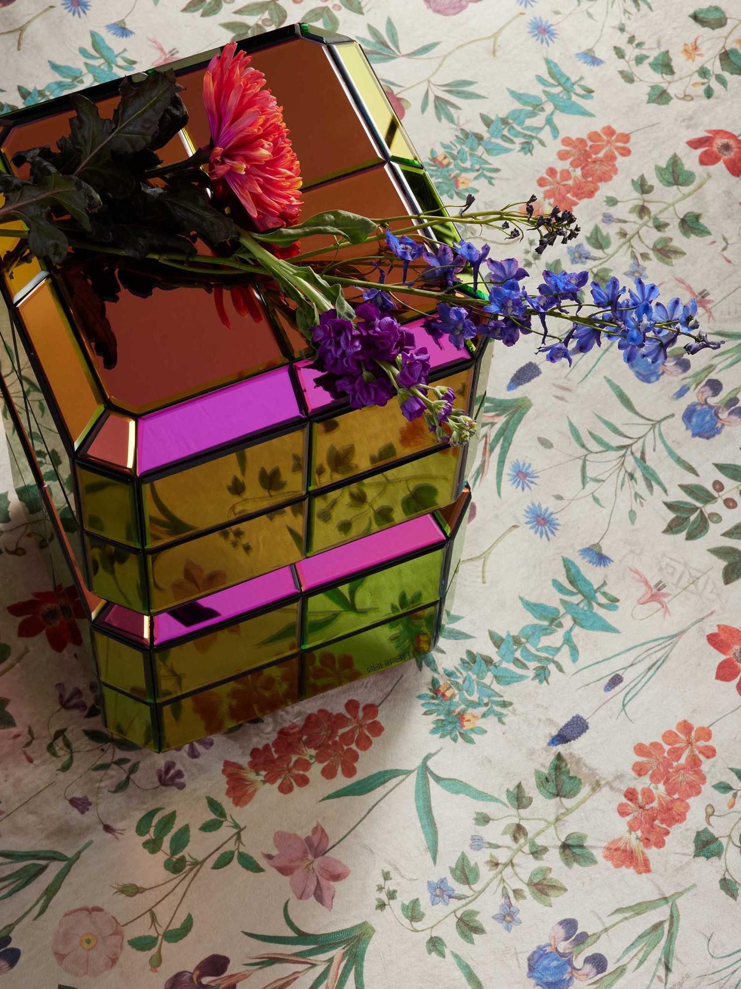 Essenza Teppich Marigold, rechteckig, Höhe: 6 mm, sehr weicher Flor, mit Blumenprint