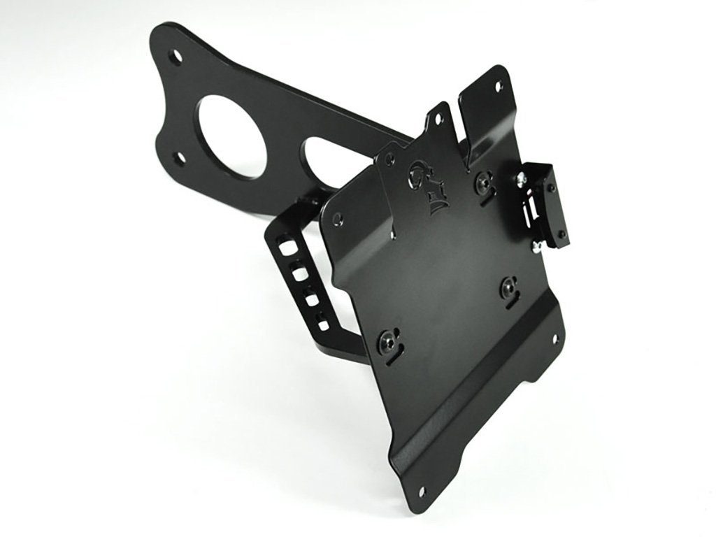 ZIEGER Kennzeichenhalter seitlicher Kennzeichenhalter kompatibel mit Yamaha XVS 650 / 1100