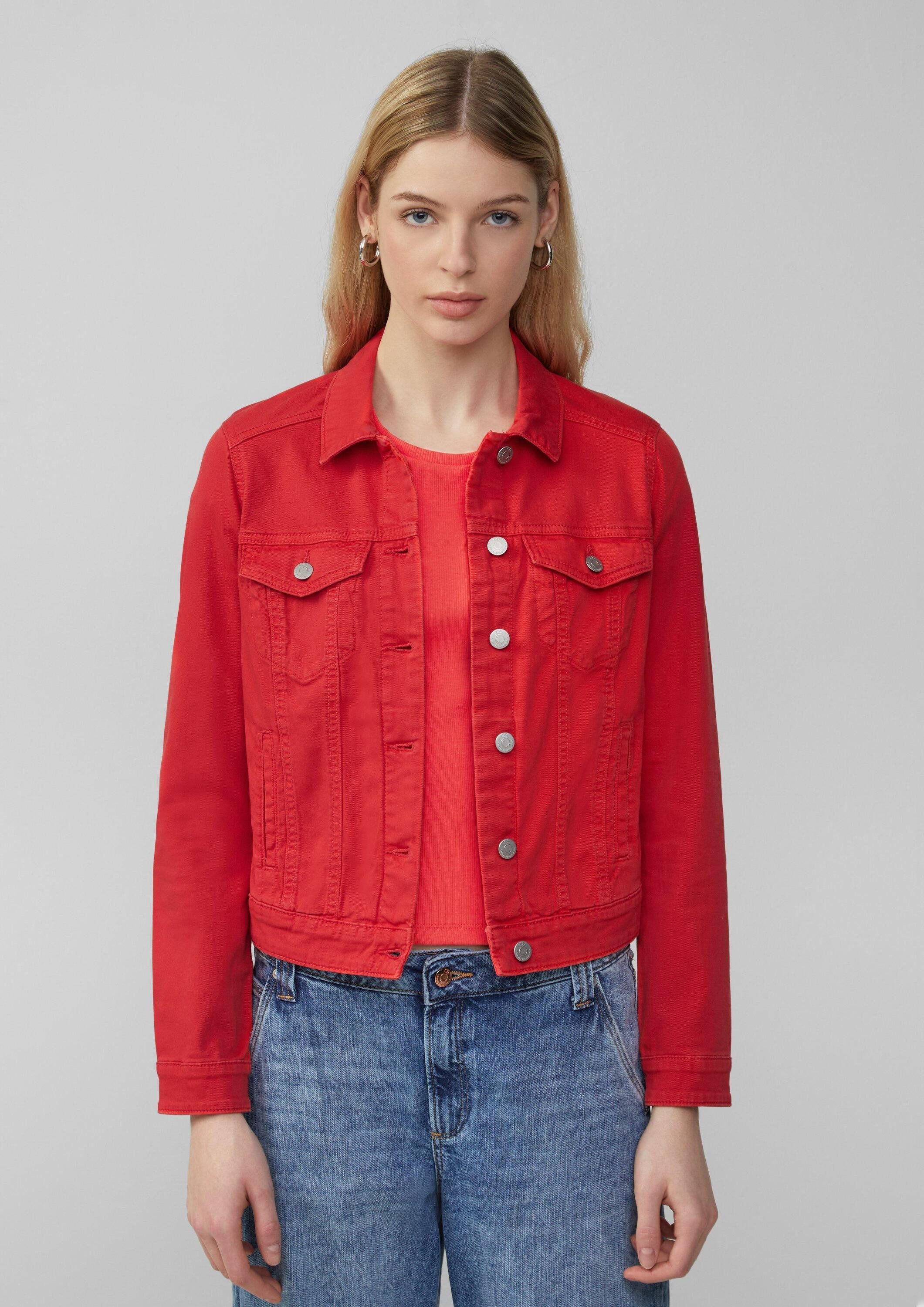 QS Funktionsjacke Indoor-Jacke Jeansjacke im Slim Fit günstig online kaufen