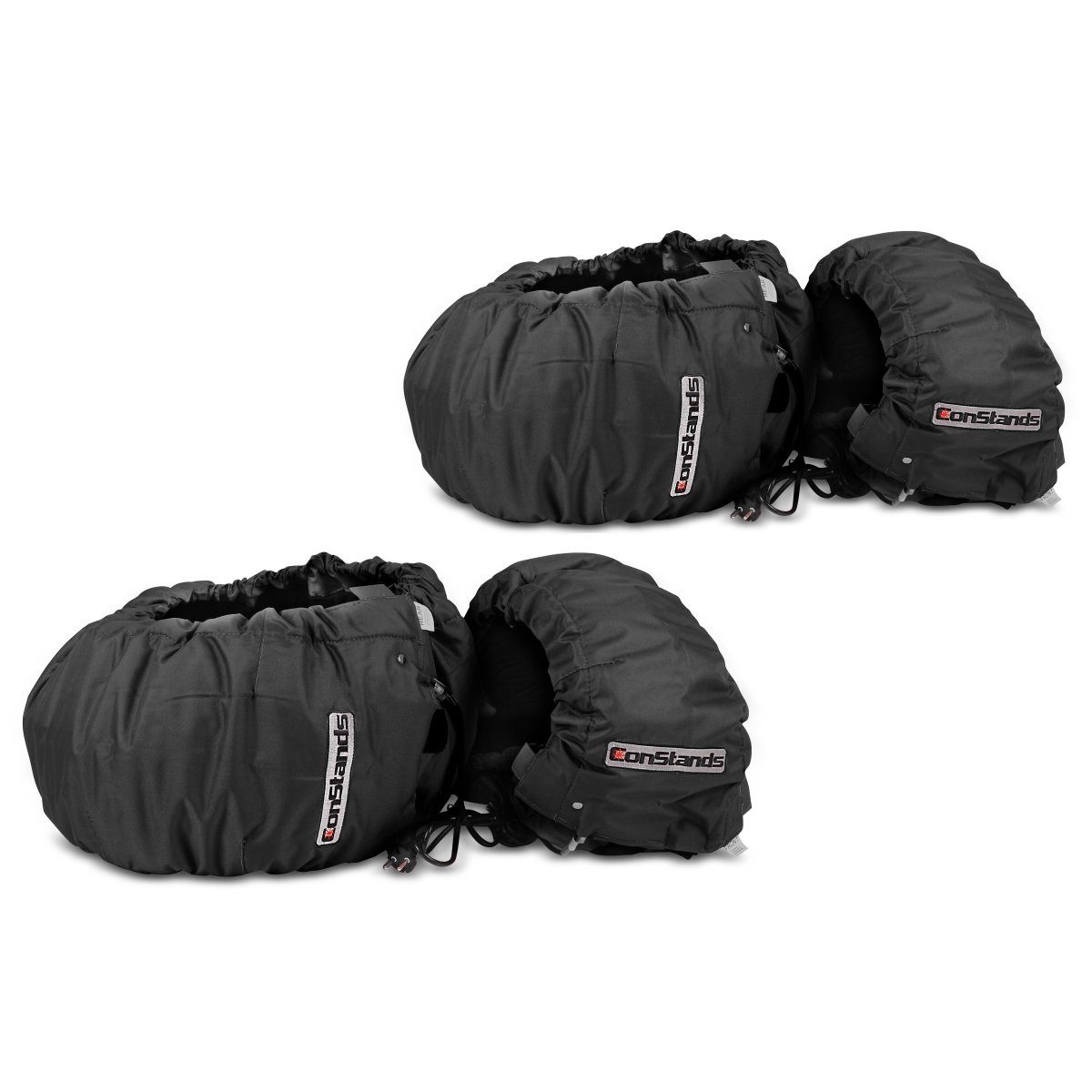 ConStands Motorradheber Reifenwärmer Set Billown für Bimota DB5/ Mille VoHi 17" sw