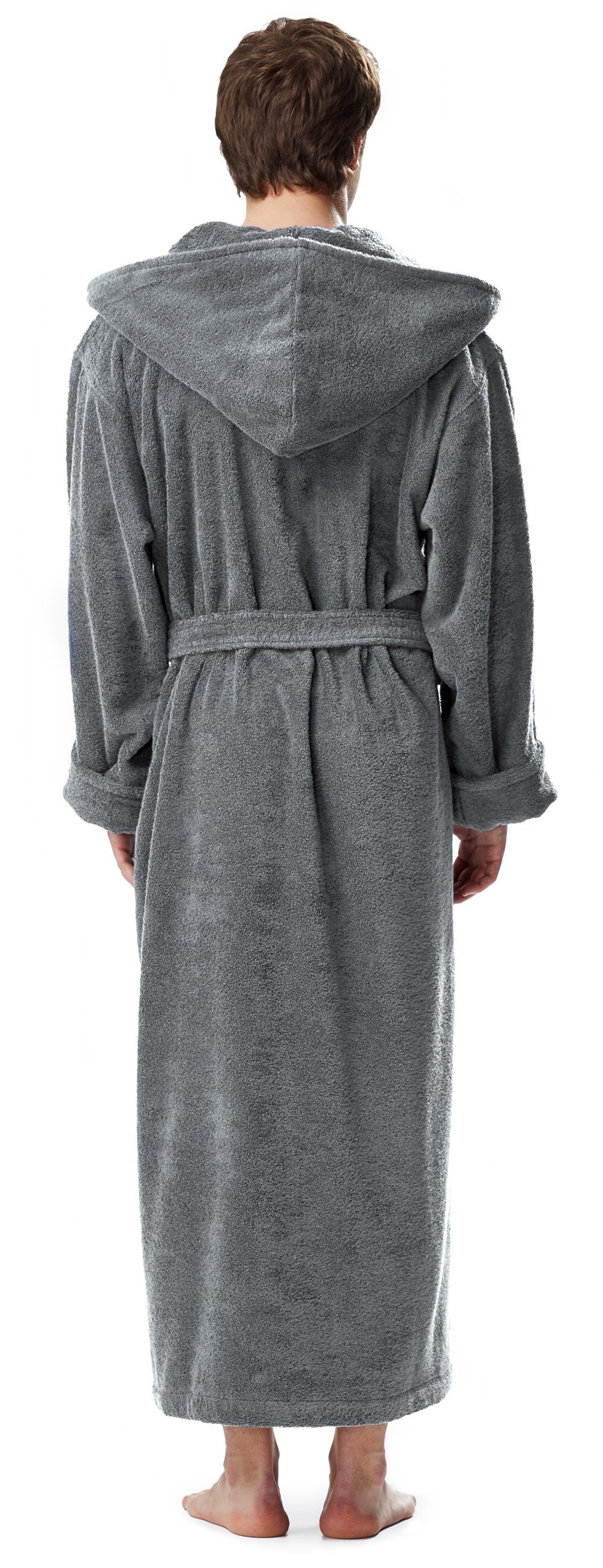 Arus Herrenbademantel Hood'n Full, 100% Baumwolle, günstig online kaufen