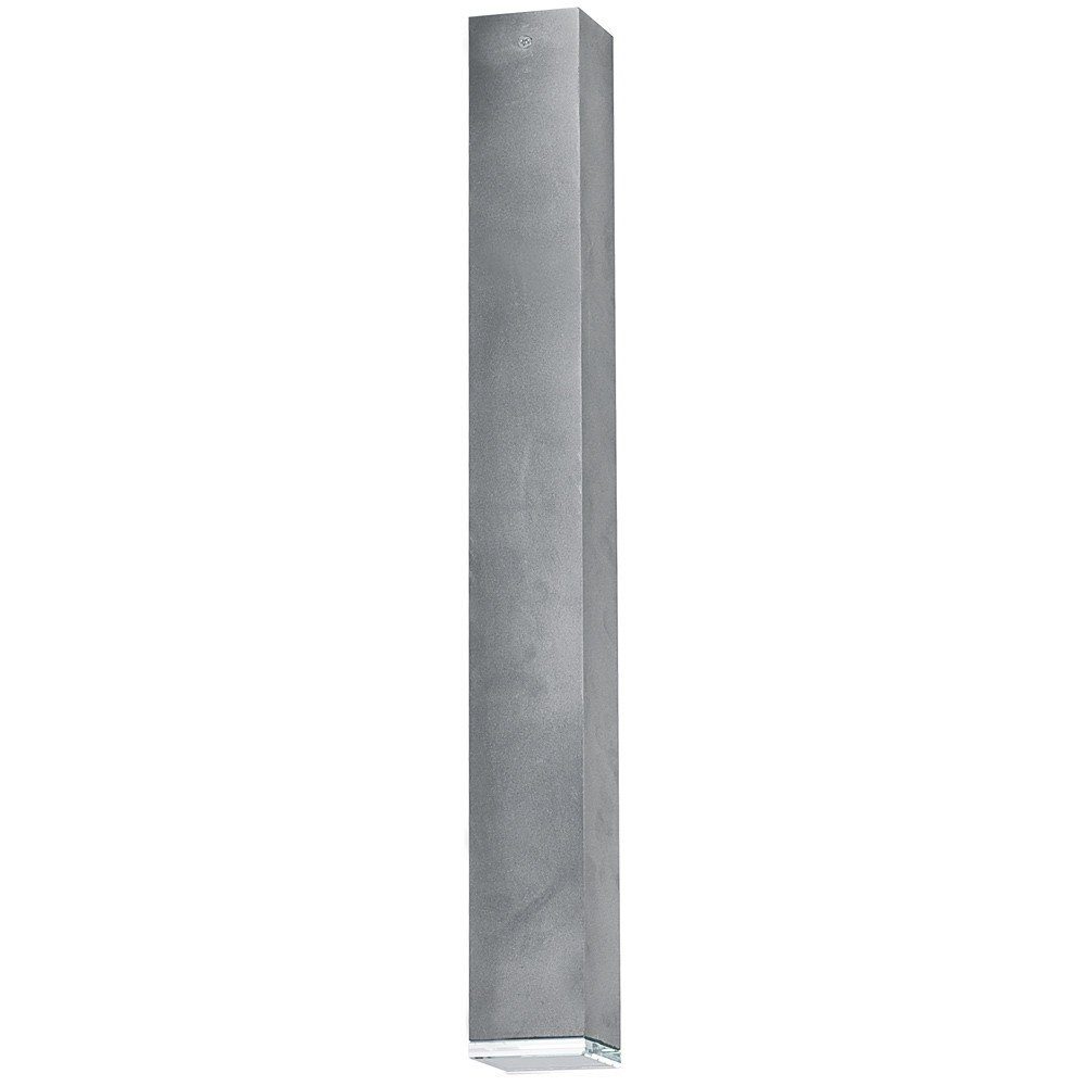 Deckenleuchte Arch Aufbau-Deckenleuchte Grau, Licht-Trend 61 x 6cm L Beton Metall