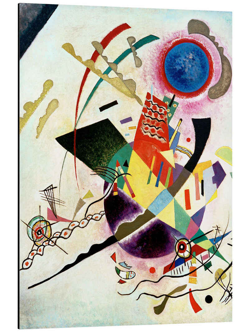 Posterlounge Alu-Dibond-Druck Wassily Kandinsky, Blauer Kreis, Malerei