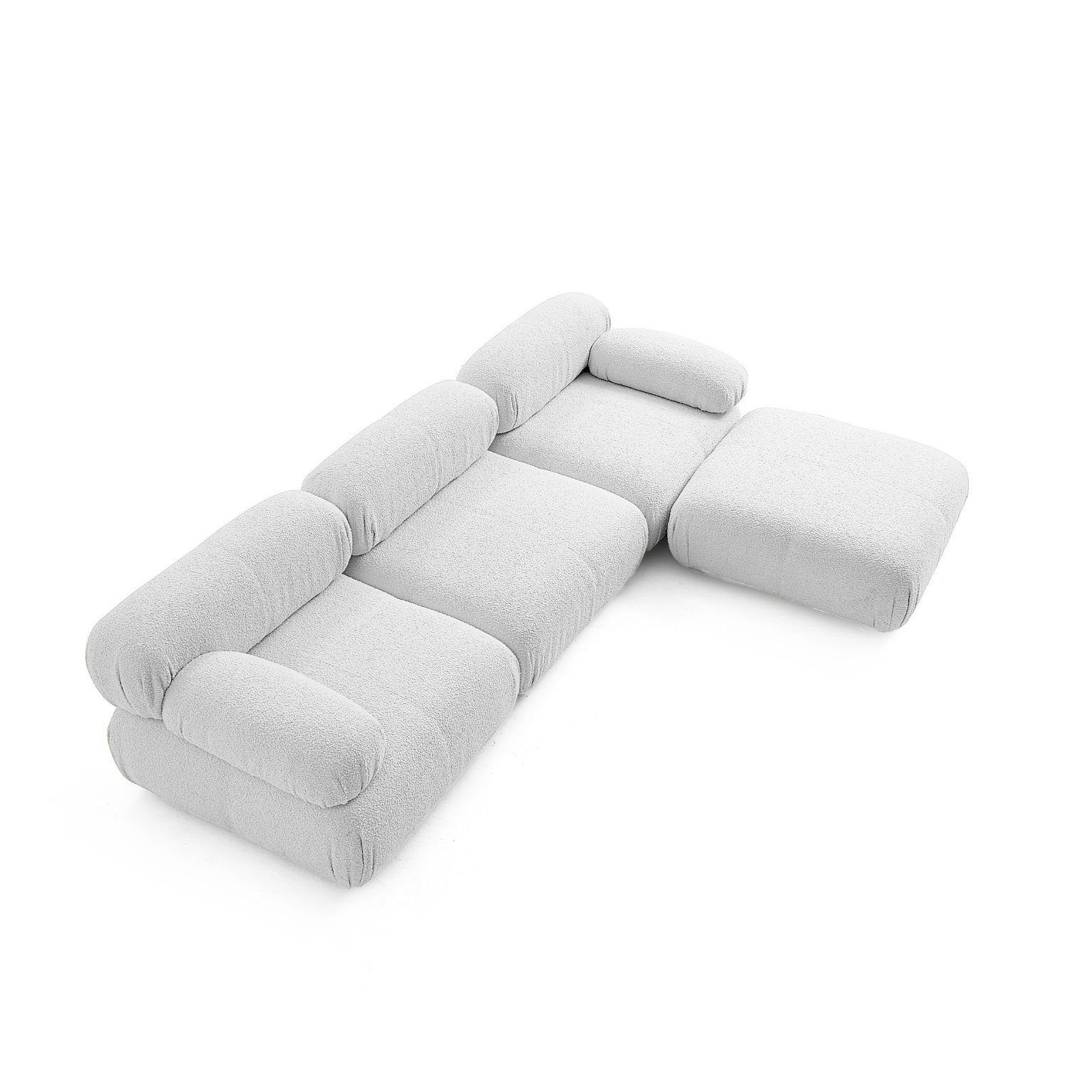 Touch me im Aufbau aus Komfortschaum Generation enthalten! Preis Weiß-Lieferung Sofa neueste Sitzmöbel Knuffiges und