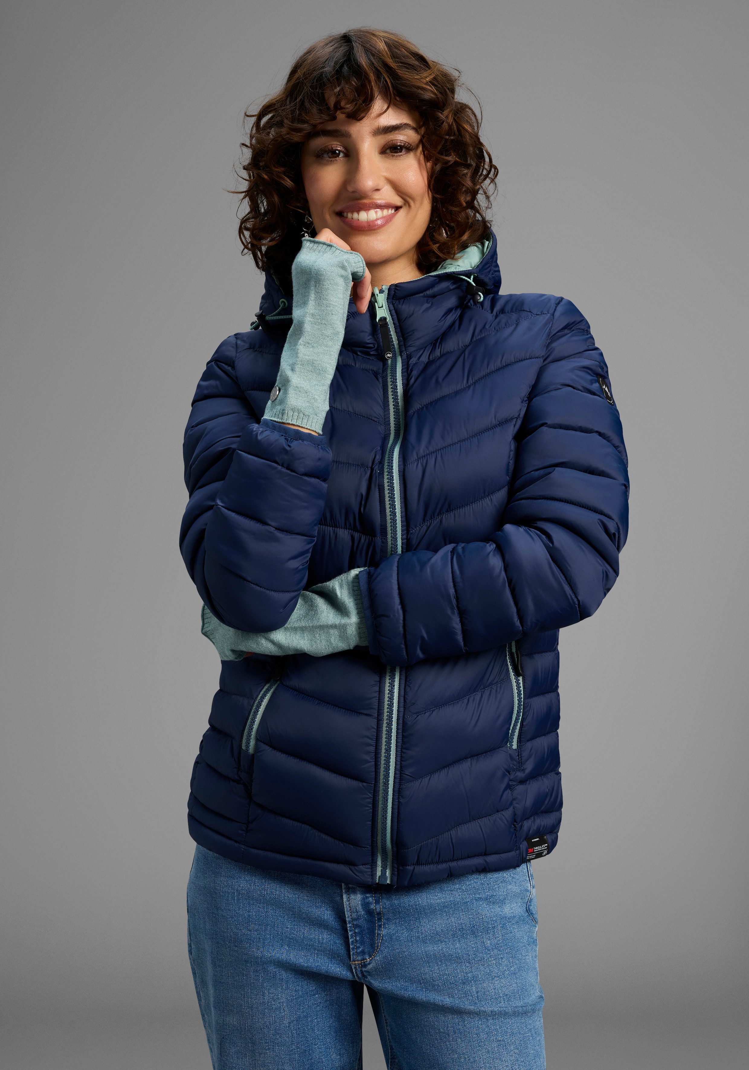 Laura Scott Armstulpen (2-St) aus kuscheligem Strick mit süßem Metall-Badge günstig online kaufen